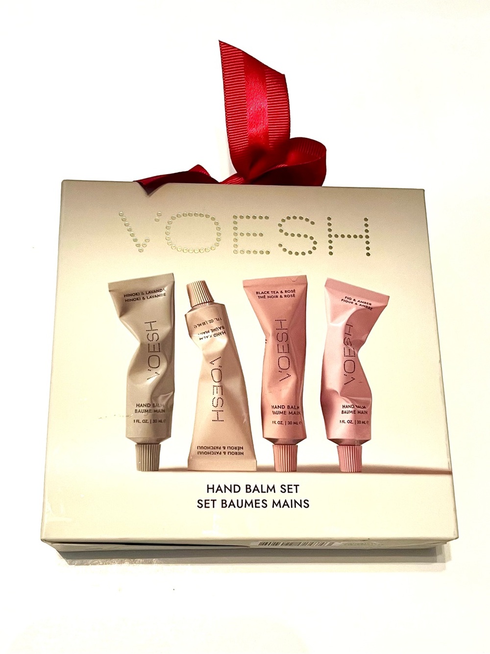 VOESH NWT Pink & Cream‎ Hand Balm Travel Set - Women Bath & Body